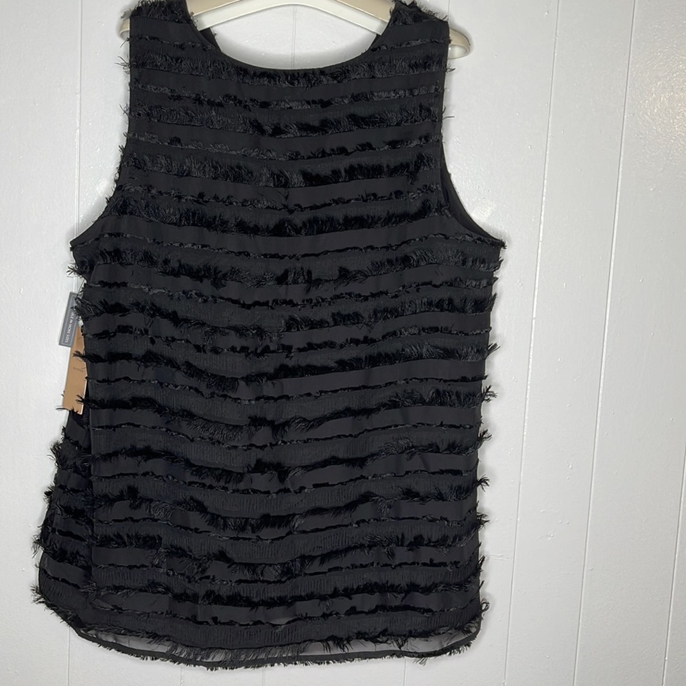 HALOGEN Scoop Neck Woven Shell Top
